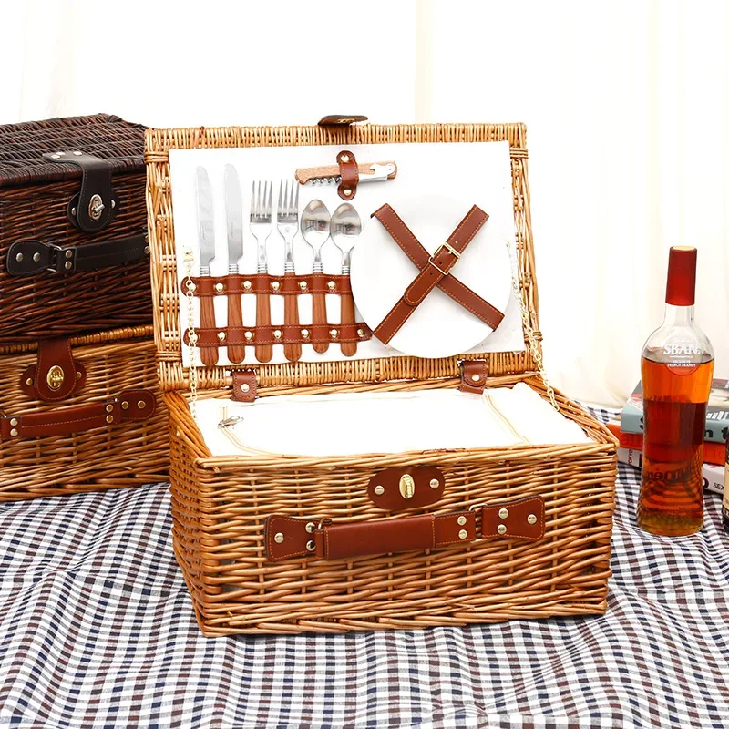 Food Storage Camping - Cesto da Picnic per Famiglie, Cesto