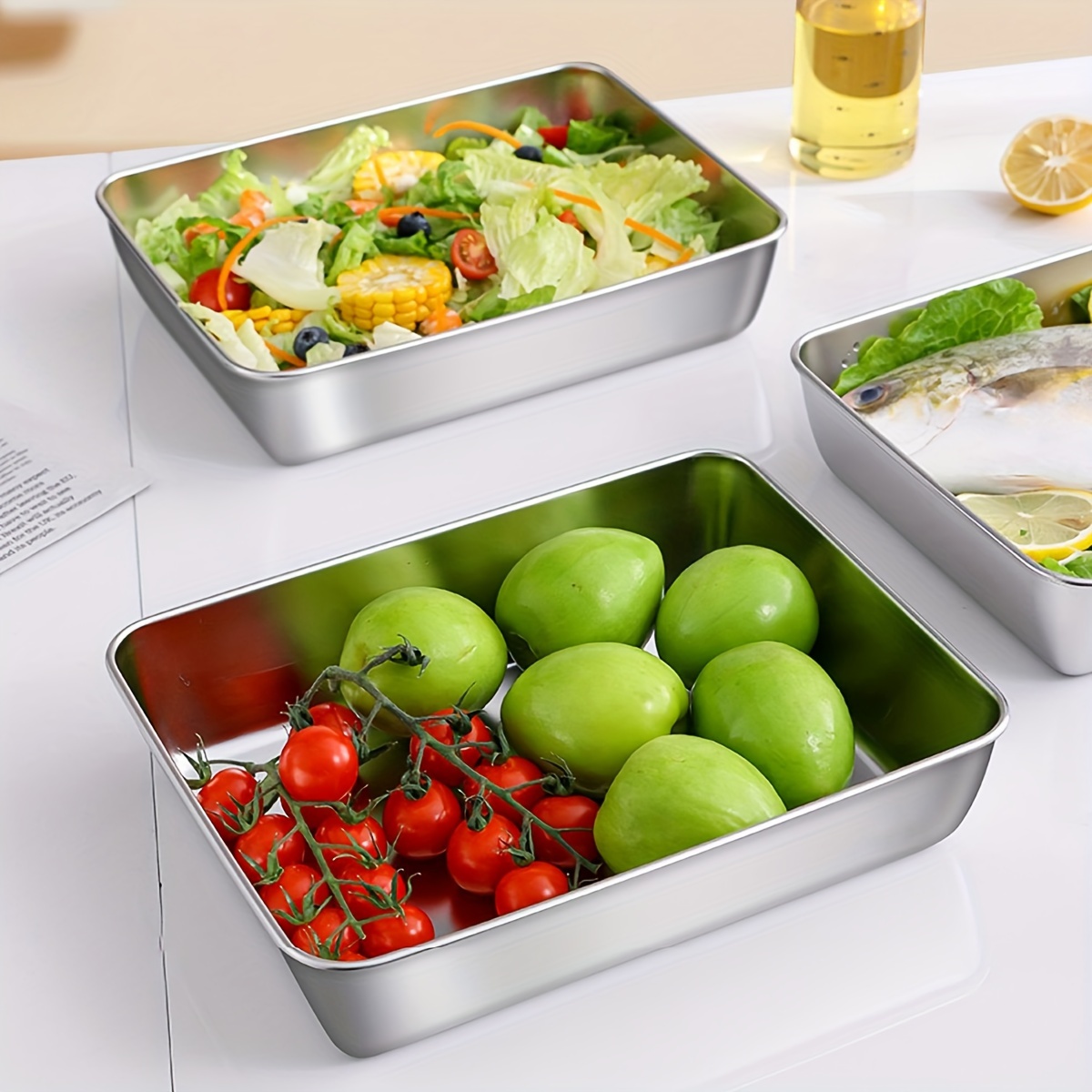 Food Storage Without Pantry - Set di 2 Contenitori per Alimenti