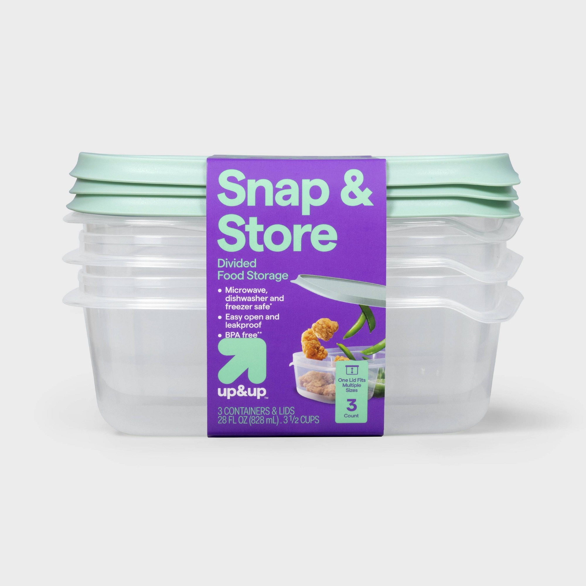 Food Storage Organization - Contenitori rettangolari in plastica trasparente da