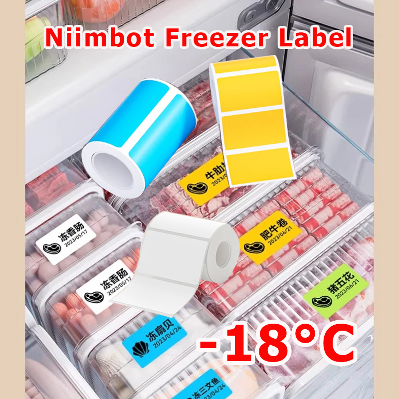 Food Storage And Temperature - Carta per Etichette da Congelatore NIIMBOT
