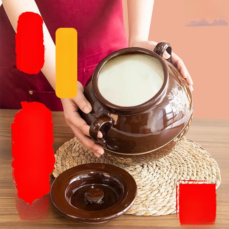 Food Storage And Temperature - Barattolo Tradizionale Cinese in Ceramica per