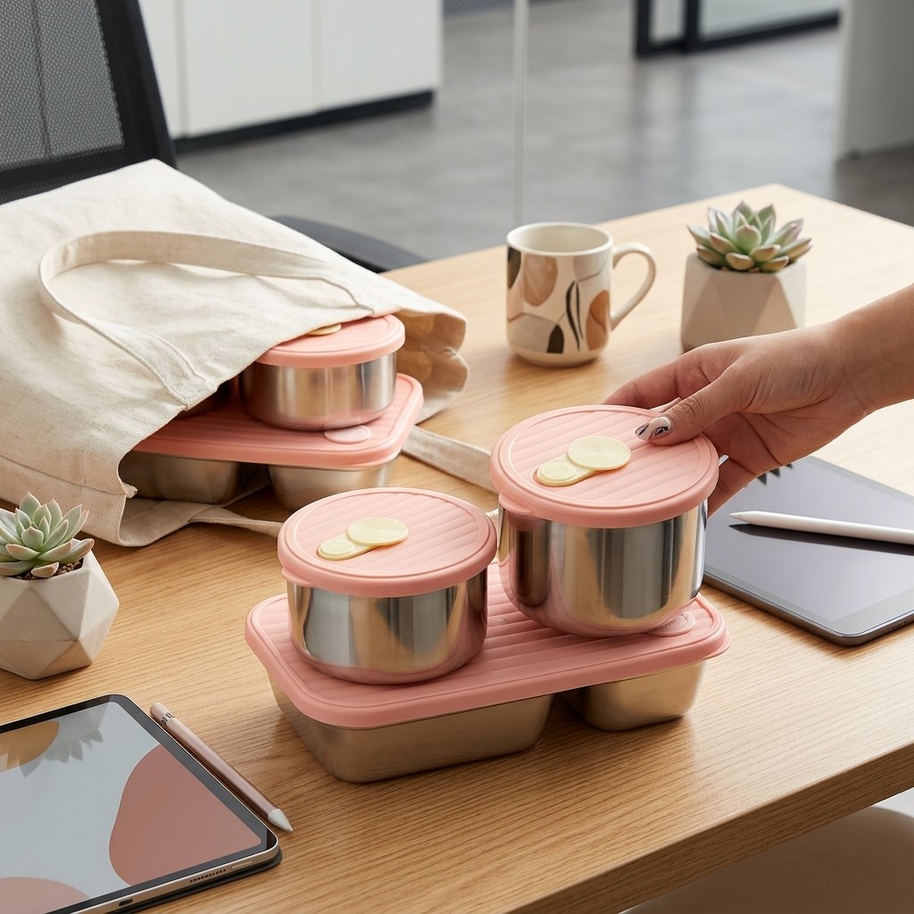 Food Storage Oven Safe - Set di Contenitori per Pranzo in