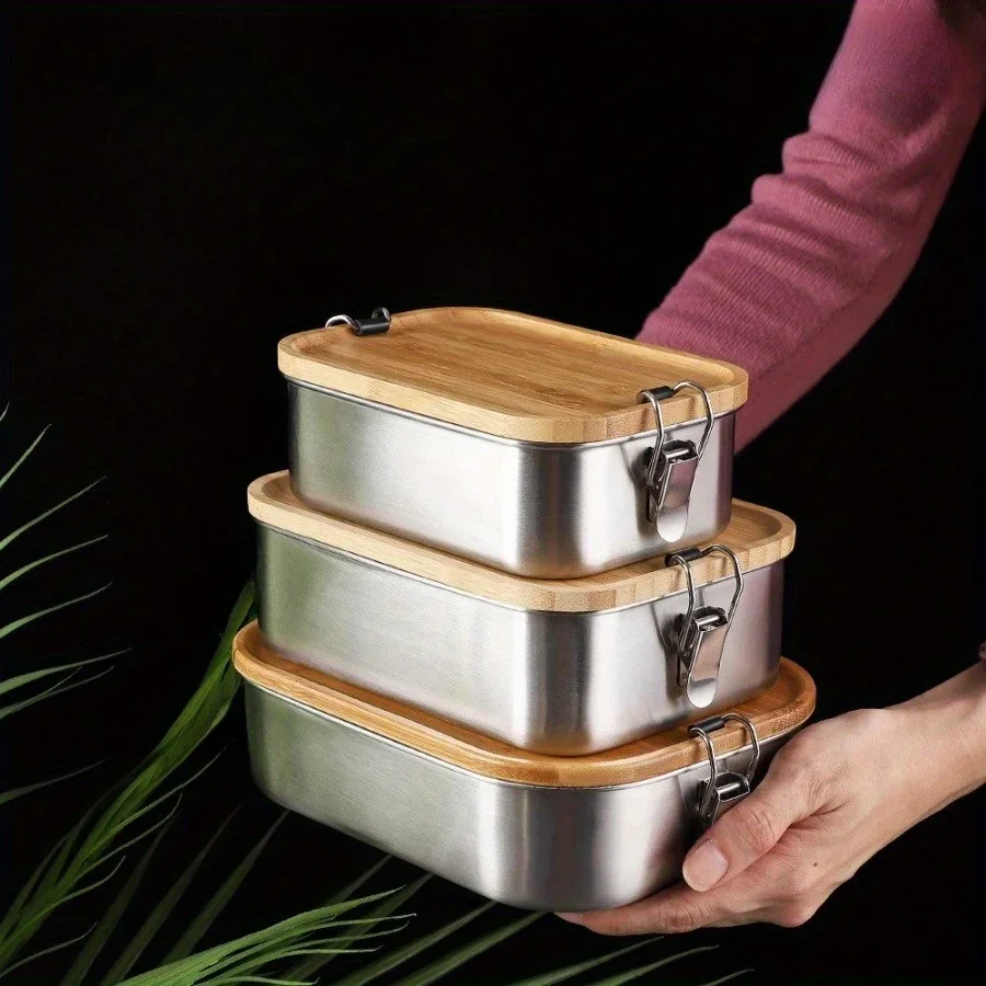 Food Storage Oven Safe - Nuovo Contenitore per Pranzo in Acciaio