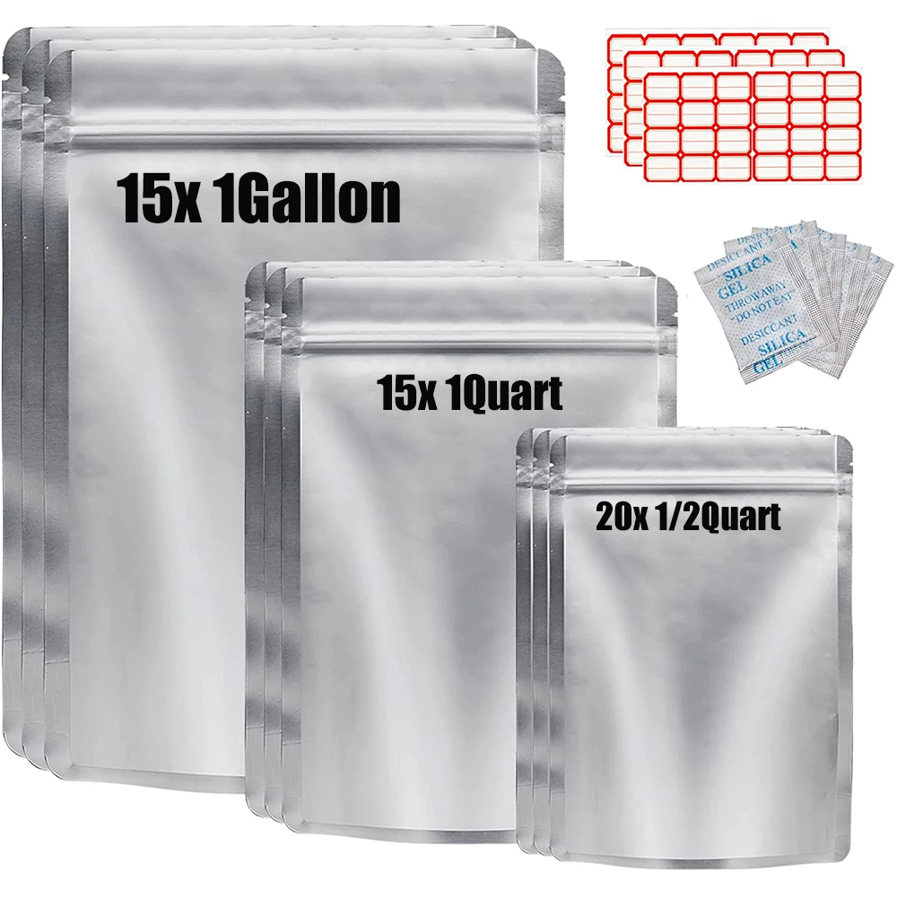 Food Storage Oxygen Absorbers - Confezione da 50 sacchetti in foglio