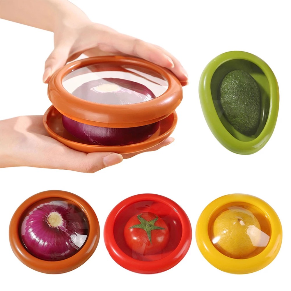 Food Storage Plastic Boxes - Contenitore Trasparente per Conservazione Alimenti Freschi,