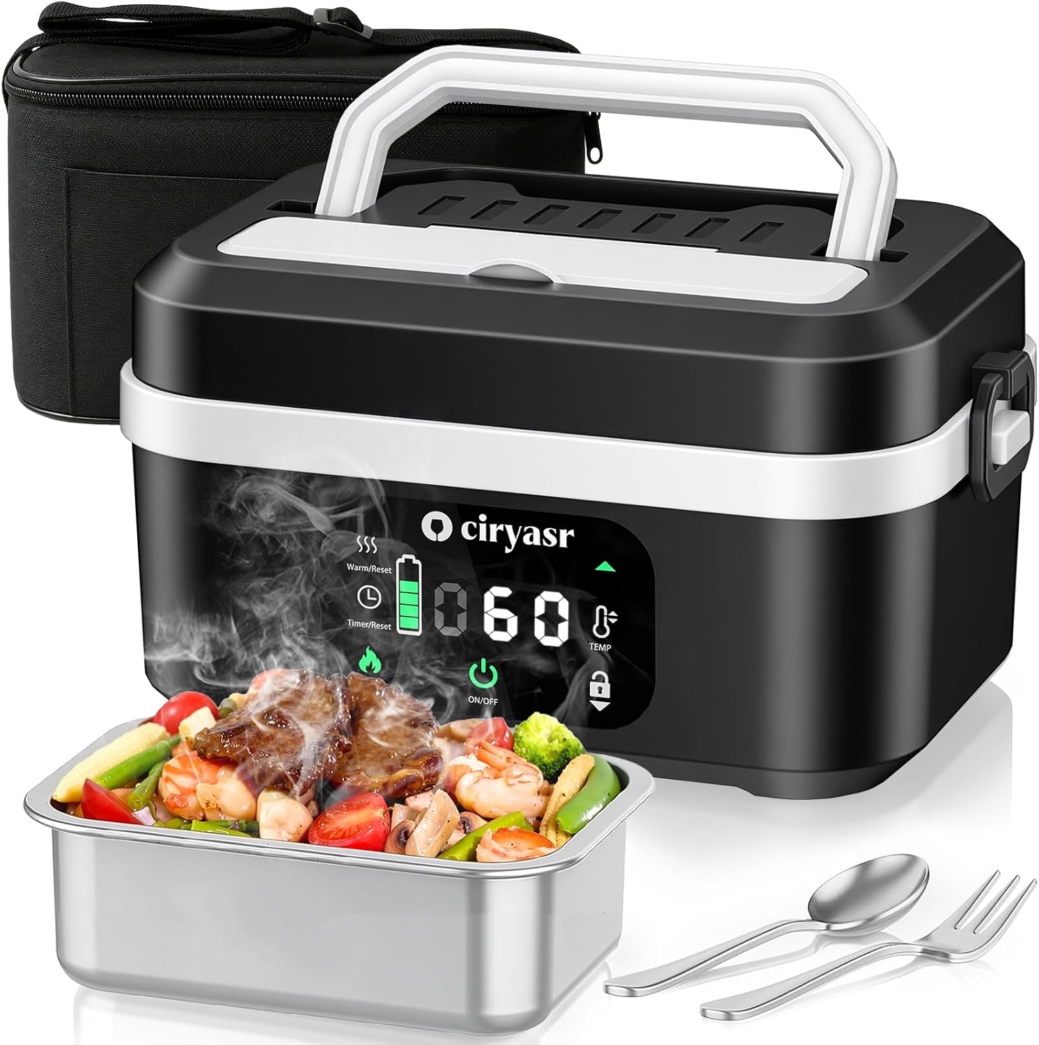 Food Storage Camping - Potente Scaldavivande Elettrico, Scaldavivande Riscaldato a