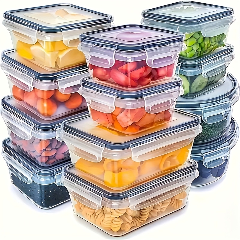 Food Storage Organization - Set da 8 Pezzi: 4 Contenitori