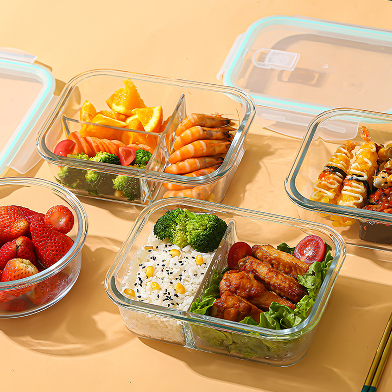 Food Storage Oven Safe - Contenitore in vetro borosilicato resistente al