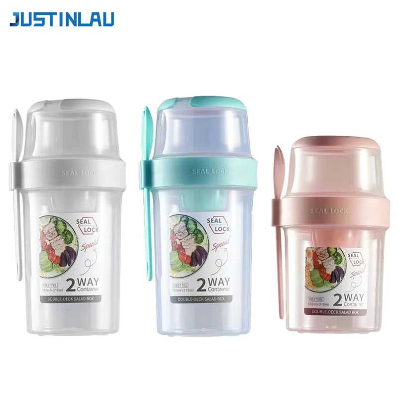 Food Storage Oven Safe - JUSTINLAU Contenitore Portatile per Fitness e