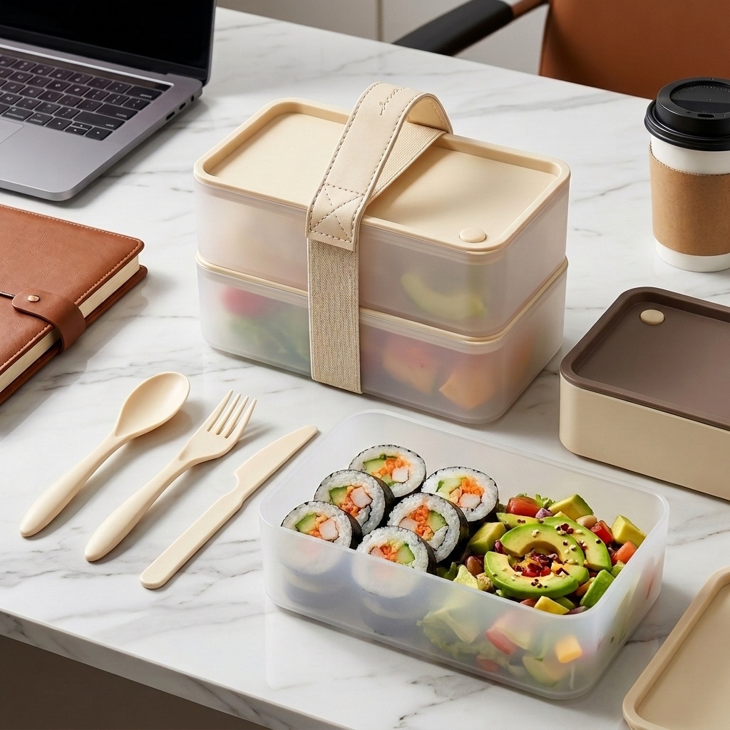 Food Storage Oven Safe - Contenitore per alimenti portatile in plastica,