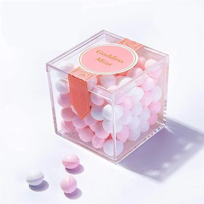 Xmas Food Storage Containers - Scatole acriliche trasparenti da 12 pezzi