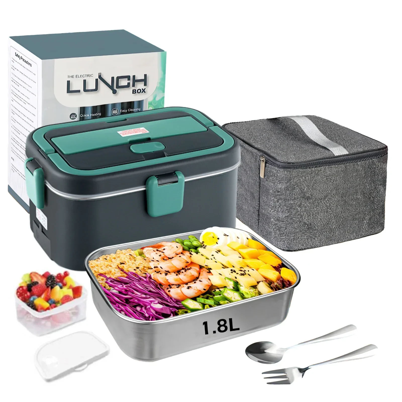 Food Storage Camping - Scatola per il pranzo elettrica Scaldavivande