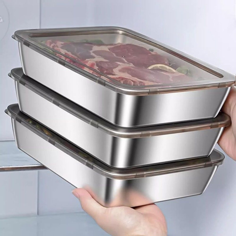 Food Storage Warehouse - Vassoio da portata in acciaio inox