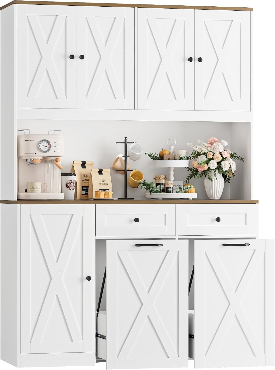 Food Storage Without Pantry - Mobile dispensa da cucina in legno,
