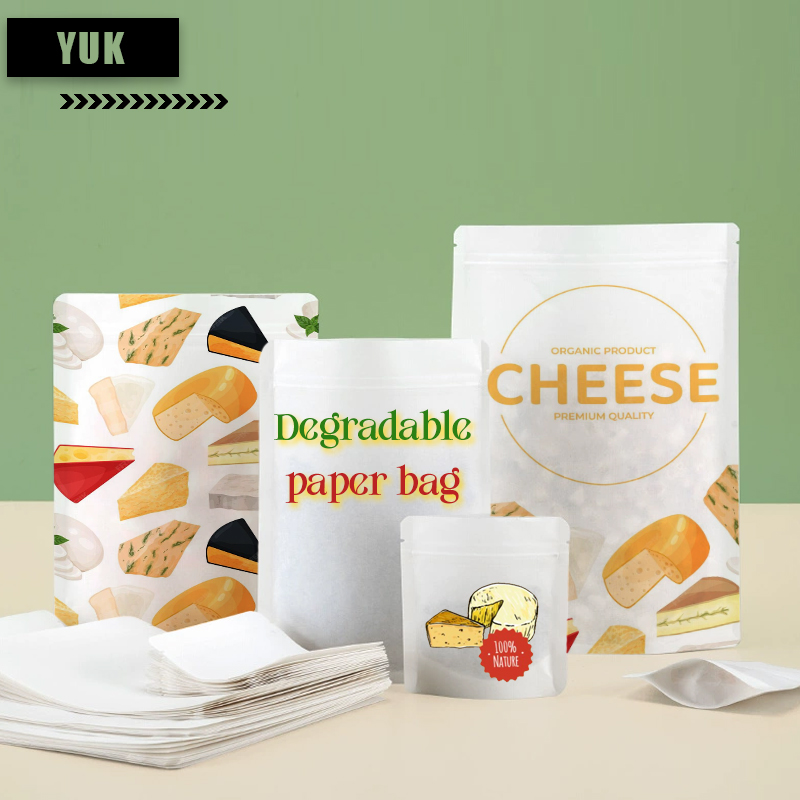 Food Storage Of Plants - Sacchetti con cerniera in carta Kraft