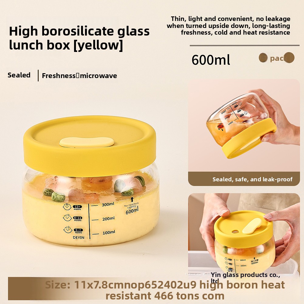 Food Storage Oven Safe - Contenitore per alimenti in vetro Contenitore