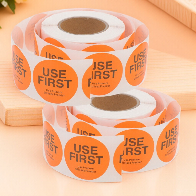 Food Storage For Restaurant - 2 Rotoli di Etichette Adesive per