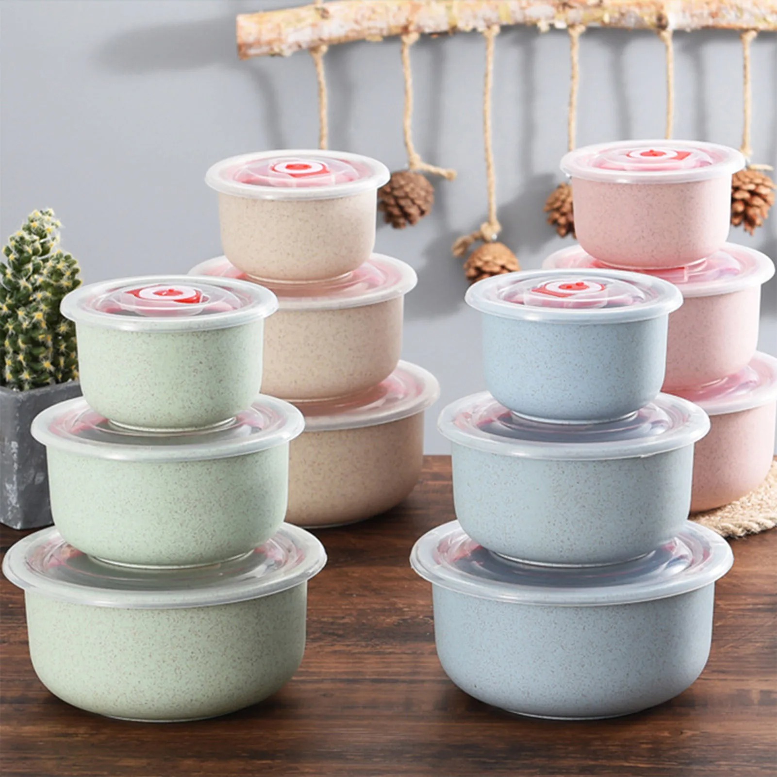 Food Storage And Preparation - 3 contenitori per alimenti, portapranzo con