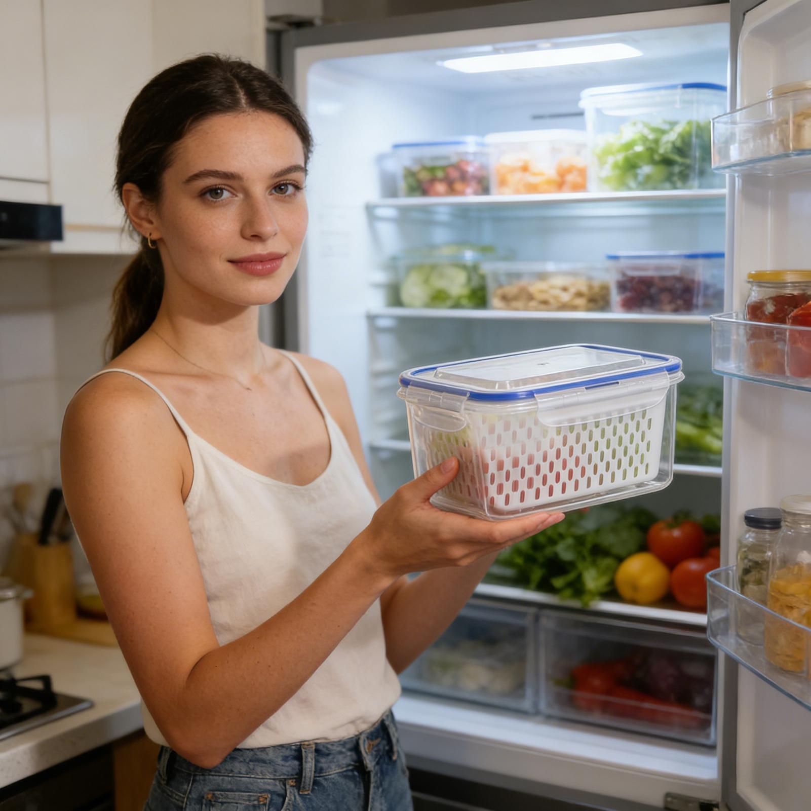 Contenitore per alimenti 4 in  - Food Storage For Refrigerator recensione e prezzo