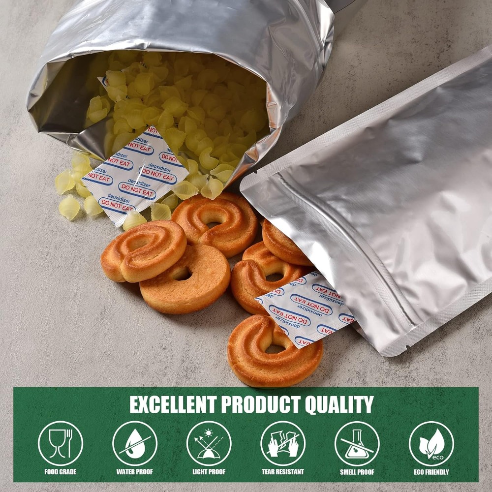 120 Sacchetti in Mylar per Con - Food Storage Oxygen Absorbers recensione e prezzo