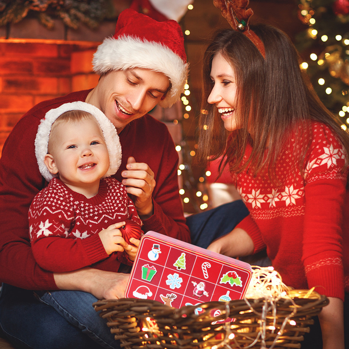 1 Pezzo Scatola Regalo di Nata - Xmas Food Storage Containers recensione e prezzo