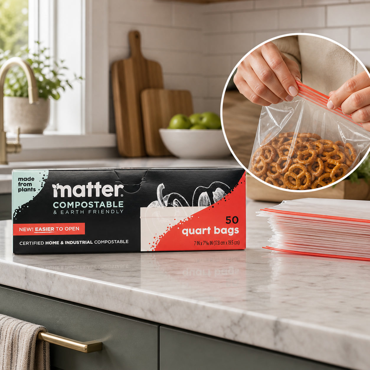 50 sacchetti compostabili da u - Food Storage Of Plants recensione e prezzo