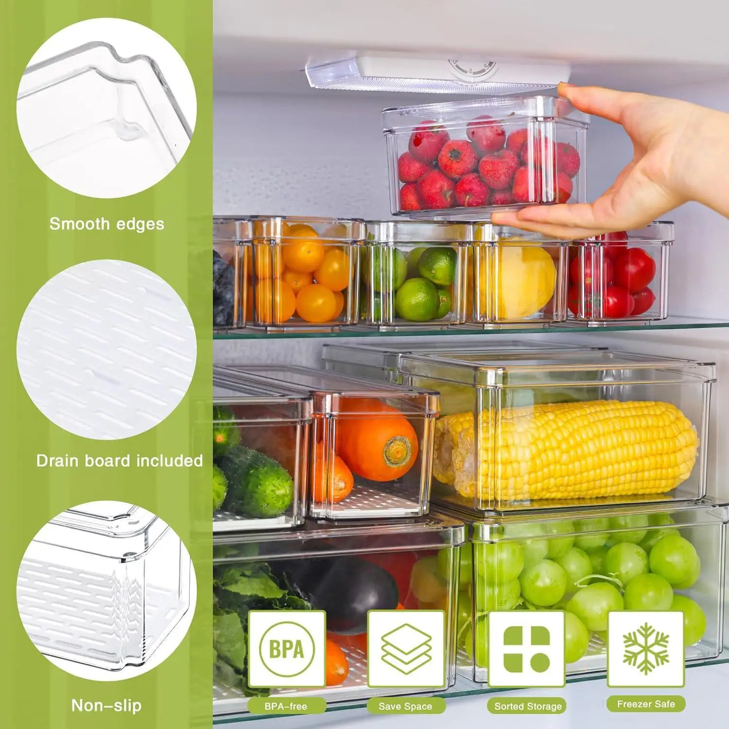 Contenitori trasparenti per fr - Food Storage Without Pantry recensione e prezzo