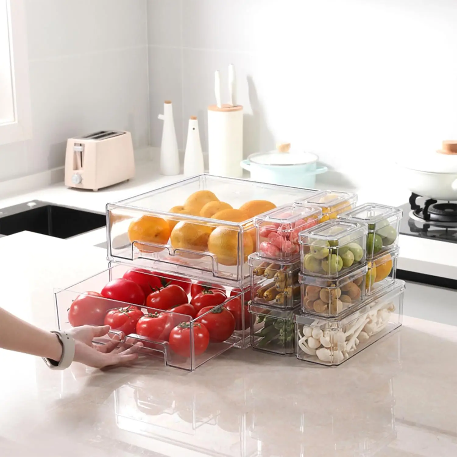 Contenitori trasparenti per fr - Food Storage Without Pantry recensione e prezzo