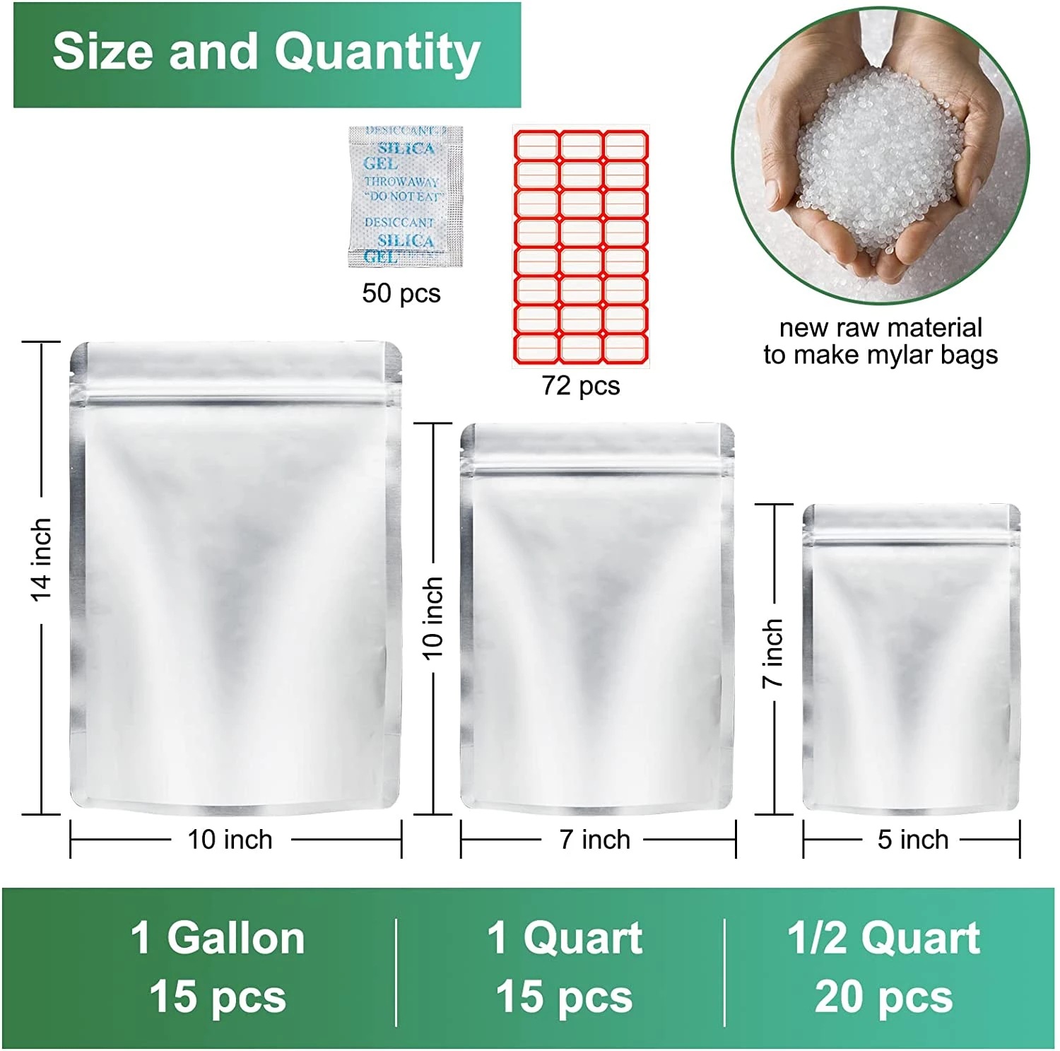 Confezione da 50 sacchetti in  - Food Storage Oxygen Absorbers recensione e prezzo
