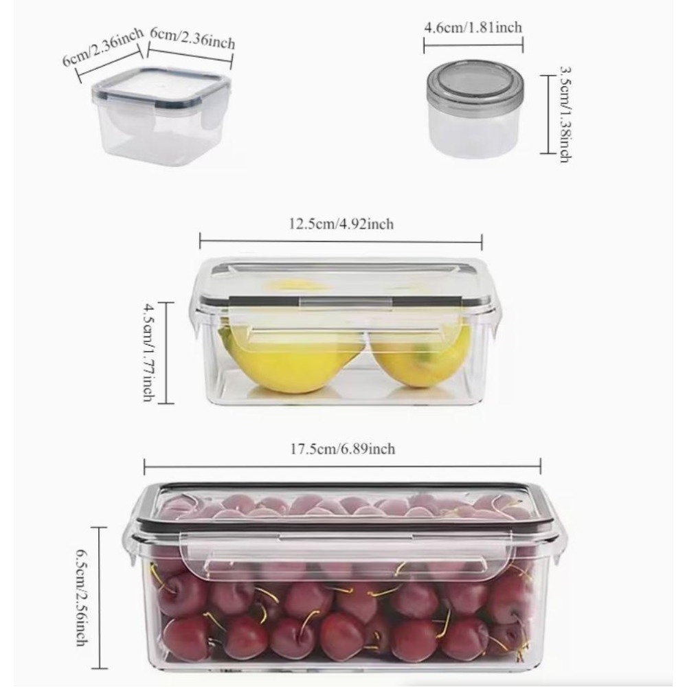 Set di 4 Contenitori Trasparen - Food Storage Order recensione e prezzo