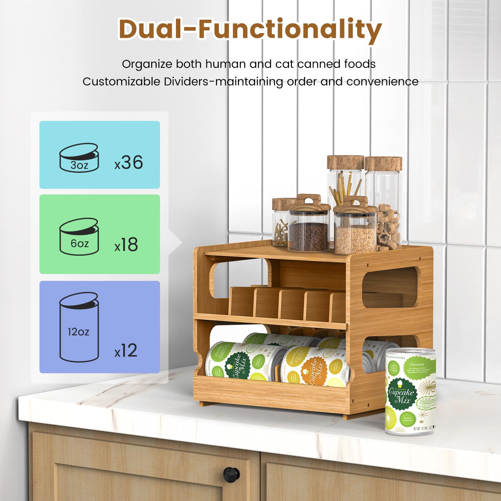 Organizzatore a 2 livelli impi - Food Storage Without Pantry recensione e prezzo