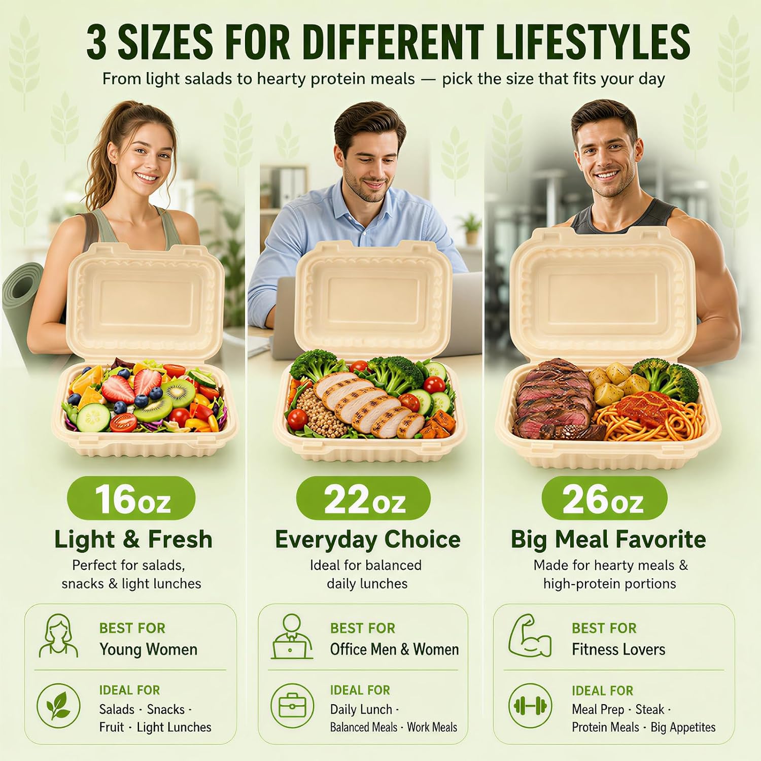 Confezione da 50 Contenitori C - Food Storage Oven Safe recensione e prezzo