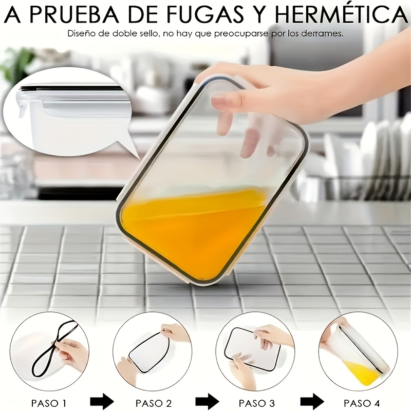 Set da 8 Pezzi: 4 Contenitori  - Food Storage Organization recensione e prezzo