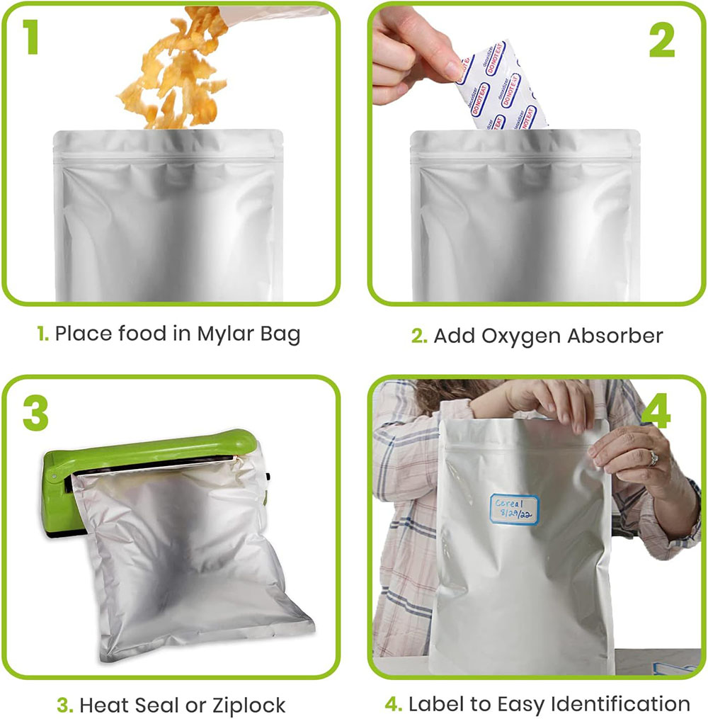 Confezione da 10 Sacchetti in  - Food Storage Oxygen Absorbers recensione e prezzo