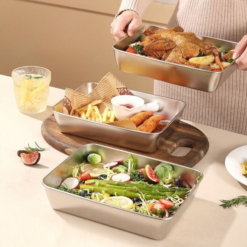 Vassoio da portata in acciaio  - Food Storage Warehouse recensione e prezzo