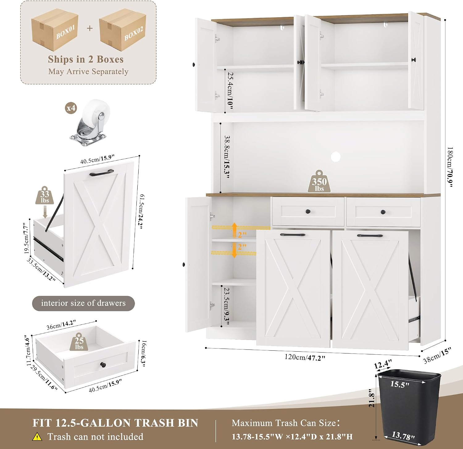 Mobile dispensa da cucina in l - Food Storage Without Pantry recensione e prezzo
