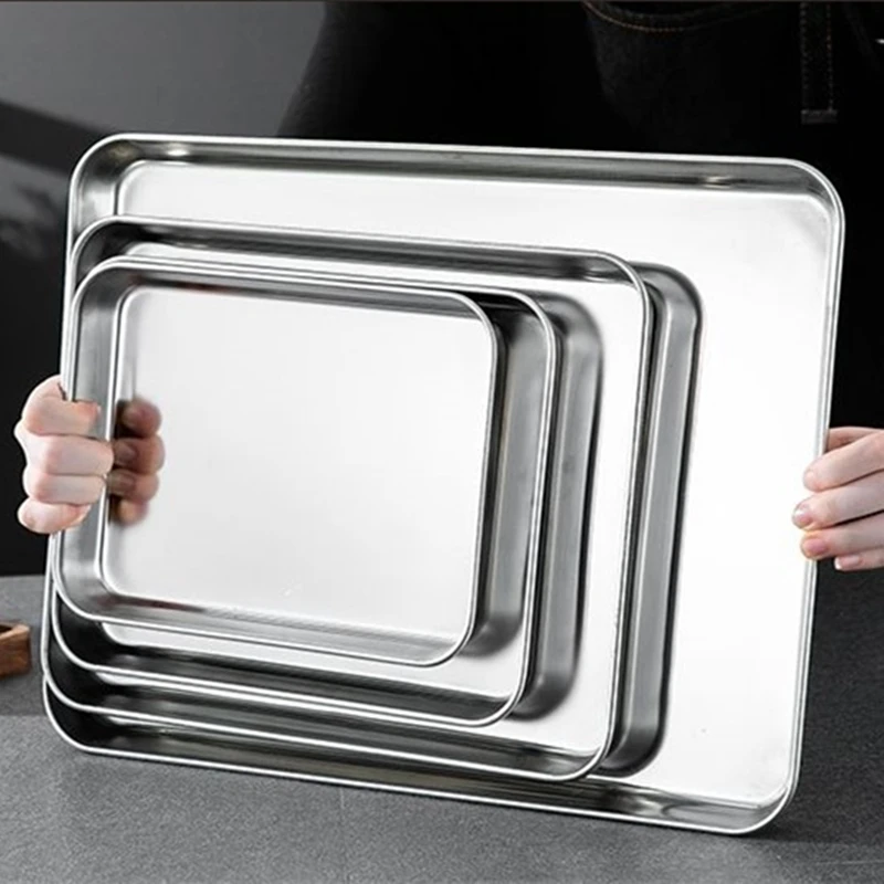 Vassoi Rettangolari in Acciaio - Food Storage For Restaurant recensione e prezzo