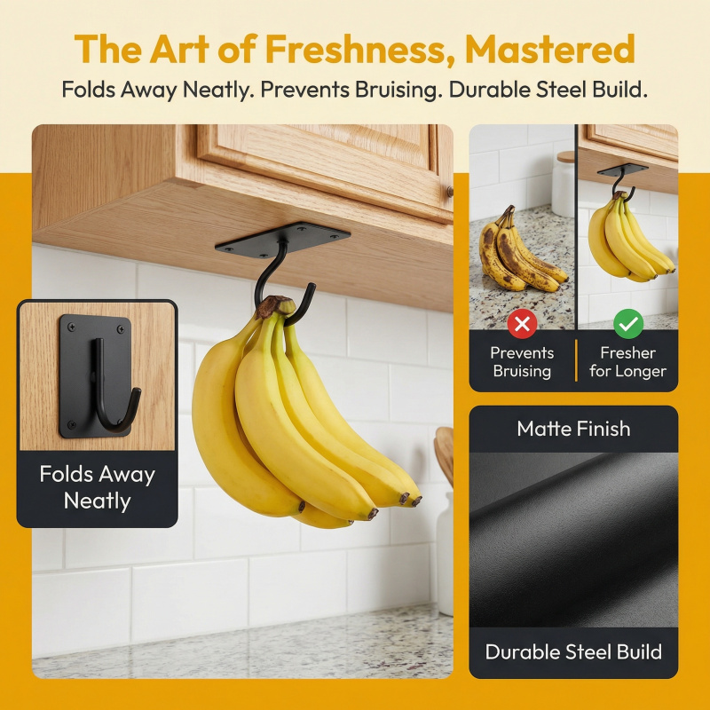 Gancio a banana autoadesivo in - Food Storage Warehouse recensione e prezzo