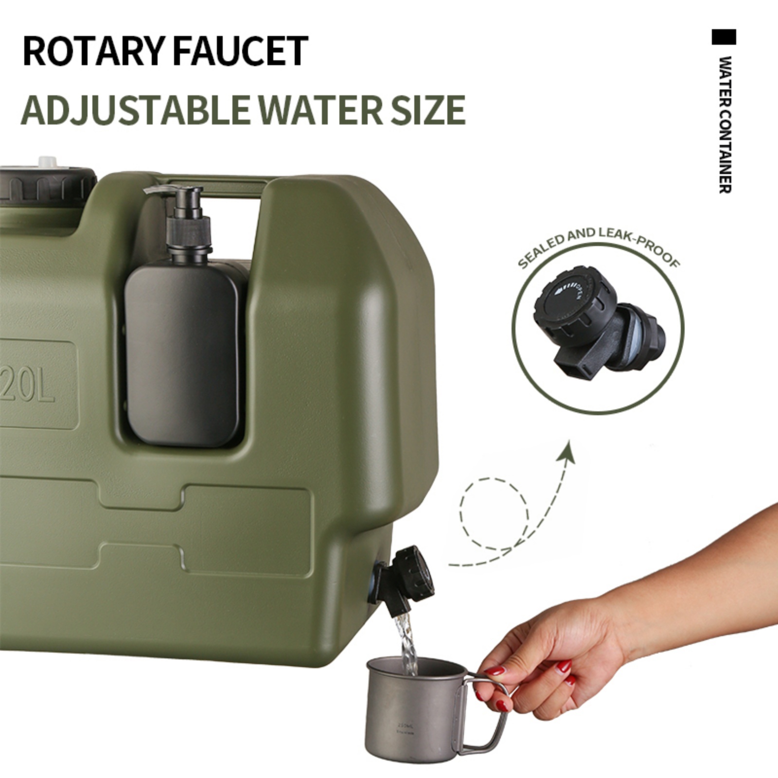 Contenitore d'Acqua da 20L per - Food Storage Emergency recensione e prezzo