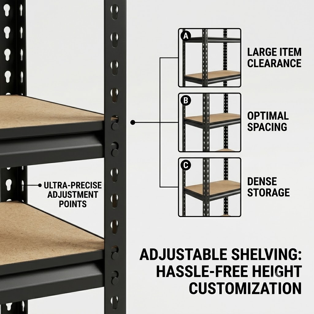 Scaffale Metallico Sottile a 5 - Food Storage No Pantry recensione e prezzo