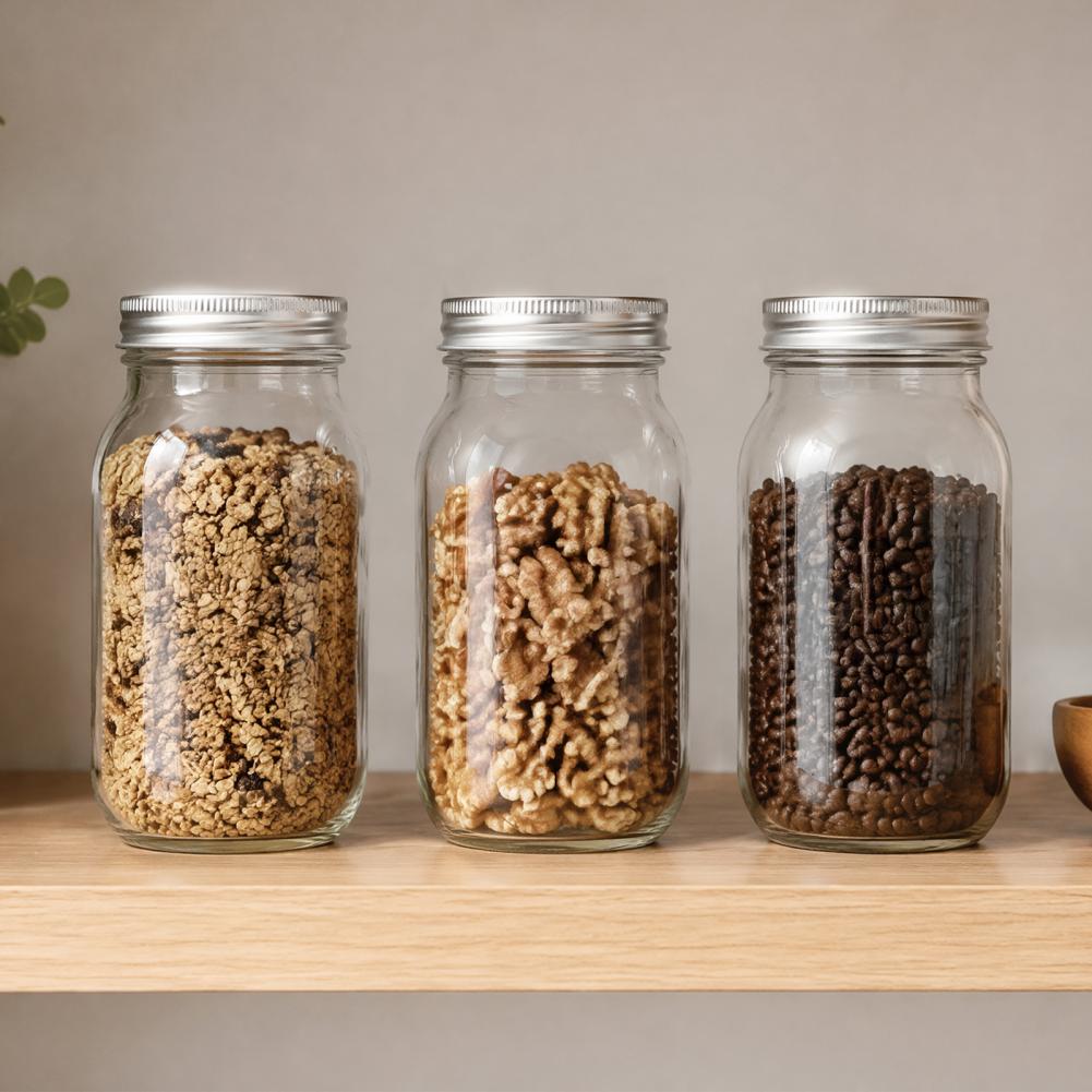 Barattoli Mason con Coperchio, - Food Storage No Pantry recensione e prezzo