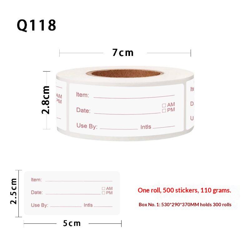 500 pezzi/rotolo 5*2,5 cm Etic - Food Storage For Restaurant recensione e prezzo